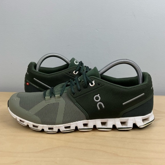 On Cloud Women’s Size 9.5 Cloud 5 Green Low Top Athletic Running Shoes - Picture 3 of 12